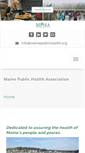 Mobile Screenshot of mainepublichealth.org
