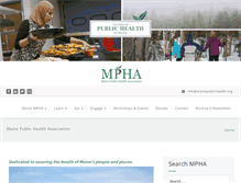 Tablet Screenshot of mainepublichealth.org